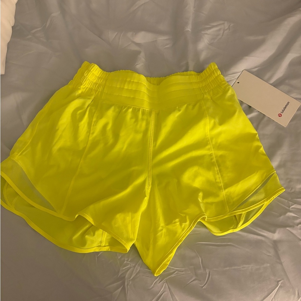 Lululemon Yellow Shorts